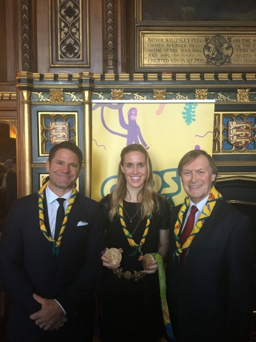 Sir David attended the Cub Scouts Centenary celebrations